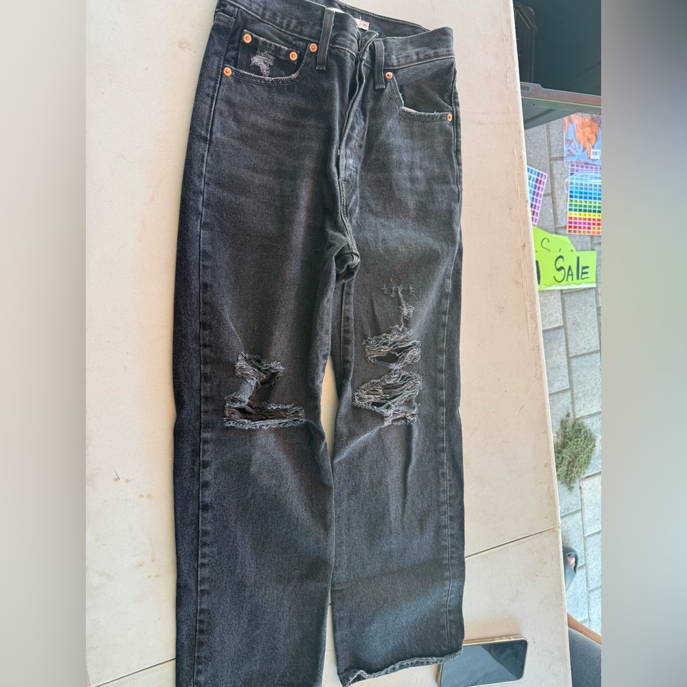Levi’s ribcage straight ankle